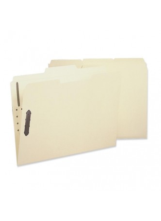 Letter - 8.50" Width x 11" Sheet Size - 2 - 1/3 Tab Cut - Top Tab Location - Manila - Recycled - 50 / Box - sprsp17213